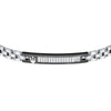 Bracciale MASERATI uomo Diamond acciaio / diamanti bianchi
