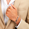 Bracciale MASERATI uomo Diamond acciaio / diamanti bianchi
