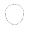 Collana TRUSSARDI donna T-Logo catena acciaio / dorato