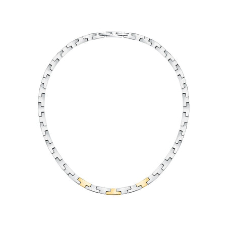 Collana TRUSSARDI donna T-Logo catena acciaio / dorato