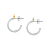 Orecchini TRUSSARDI donna T-Logo cerchietto strass
