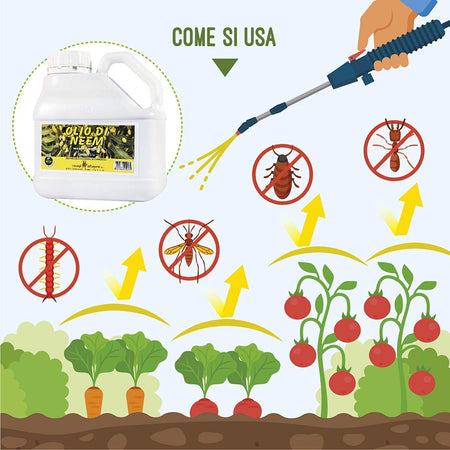 Olio di neem antiparassitario repellente biologico