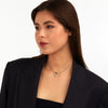 Collana TRUSSARDI donna T-Logo cuore con cristalli