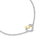 Bracciale TRUSSARDI donna T-Logo cuore con cristalli