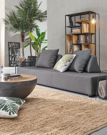 Tavolino "Lancaster" struttura in acciaio con piano in legno per interni