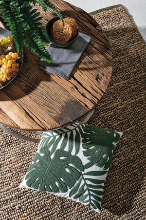 Tavolini "Rafter" struttura in acciaio e piano in legno per arredamento set da 2