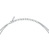 Collana TRUSSARDI donna T-Logo Doppia catena acciaio