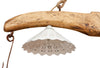 Biscottini Biscottini Giogo Lampadario Legno Tiglio Naturale 161x30x41 Stile Country Made