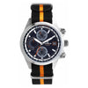 Orologio LORENZ uomo Solar E-Powered blu / arancio