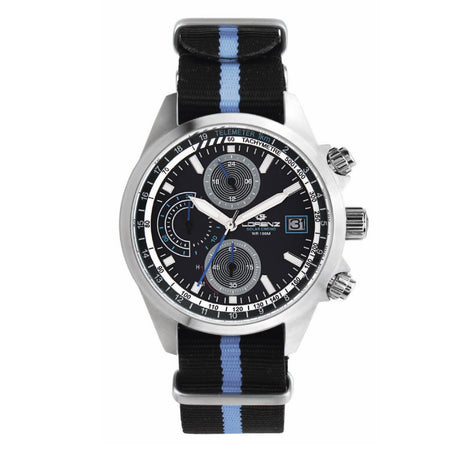 Orologio LORENZ uomo Solar E-Powered blu / azzurro
