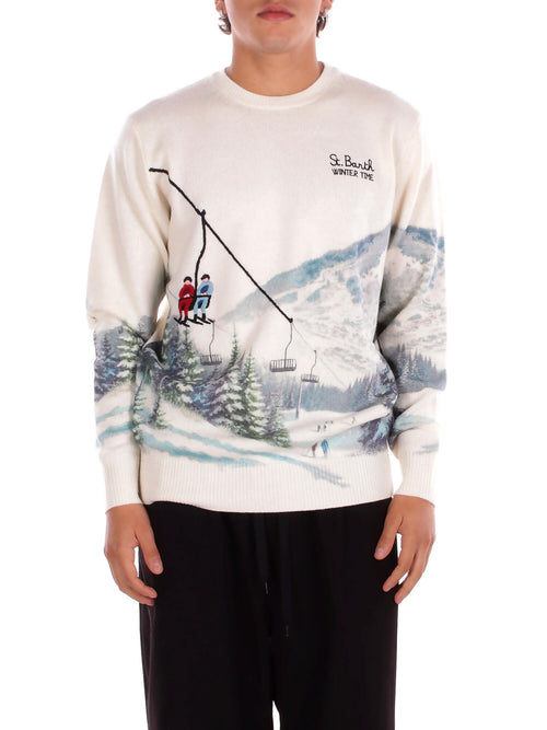 Saint Barth Maglie Panna da uomo