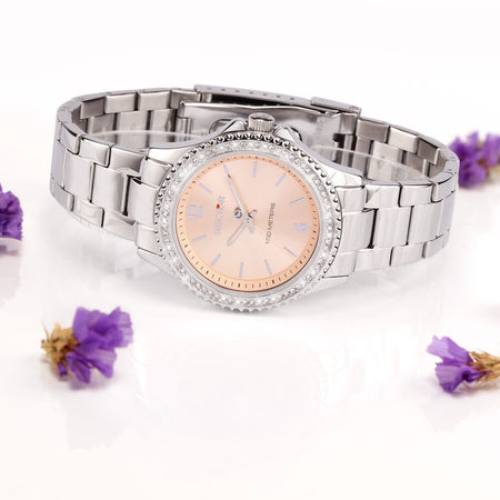 Orologio SECTOR donna 230 strass acciaio / rosa