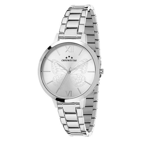 Orologio CHRONOSTAR donna Glamour acciaio / argento