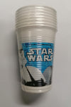 CONFEZIONE 8 BICCHIERI IN PLASTICA 20CL TEMA STAR WARS