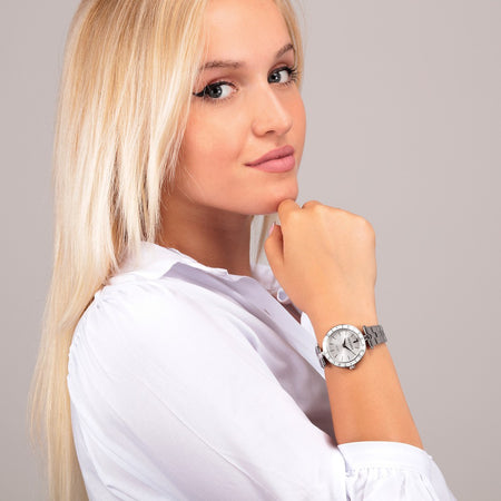 Orologio TRUSSARDI donna T-shiny tempo acciaio / argento