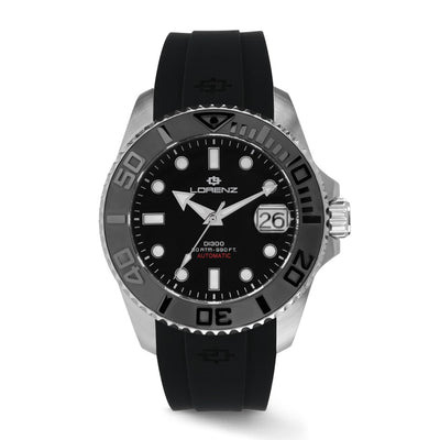 Lorenz DI300 – Orologio Uomo Automatico Gomma Nero (30258AA)
