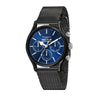 Orologio SECTOR uomo 660 multi funzione acciaio nero / blu