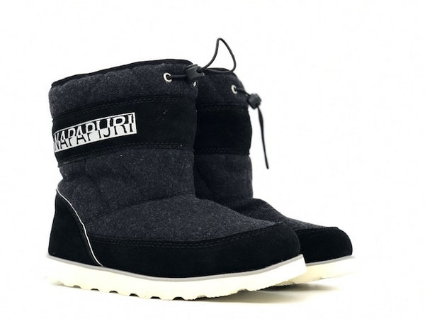 Stivaletti donna Napapijri neri imbottiti caldi e leggeri per linverno