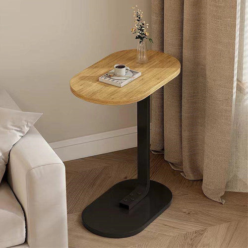 Tavolino A Forma Di C Per Divano Soggiorno Camera Letto Moderno Portatile Tavolo