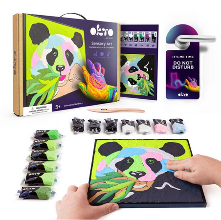 Okto – Sensory Art Colora con i Numeri 30 x 30 cm Panda