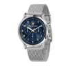 Orologio MASERATI Uomo Epoca Cronografo Acciaio Blu