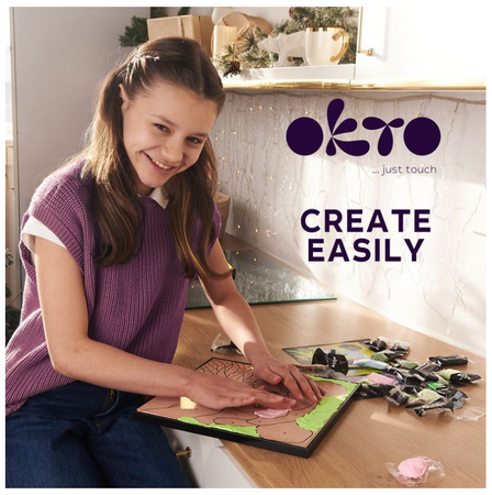 Okto – Sensory Art Colora con i Numeri 30 x 30 cm Panda