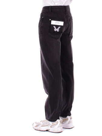 John Richmond Jeans Denim nero da uomo