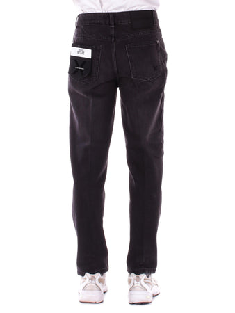 John Richmond Jeans Denim nero da uomo
