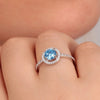 Anello MORELLATO donna Tesori argento 925 / Acquamarine