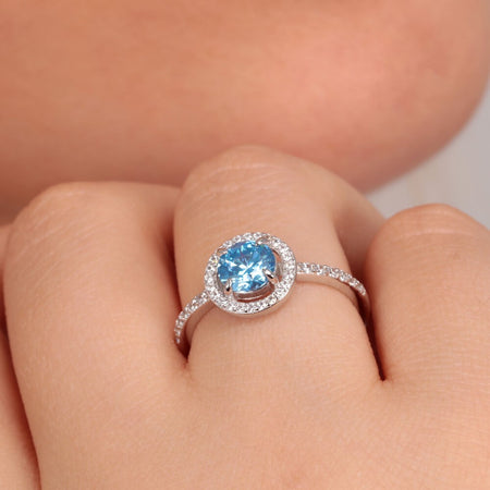 Anello MORELLATO donna Tesori argento 925 / Acquamarine