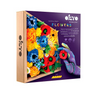 OKTO- Sensory Art Wood&Craft Flowers Freedom- Fiori fai da te 21 x 21 cm