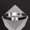 Bracciale MORELLATO uomo Moody pelle nero / acciaio