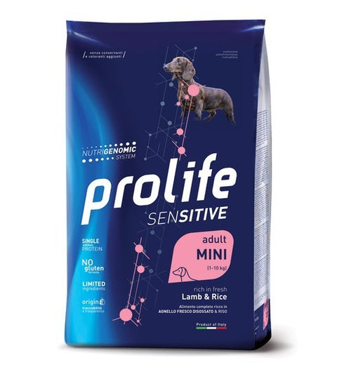 Prolife Sensitive mangime secco Cani Adulti Mini agnello e riso 2 kg