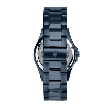 Orologio MASERATI Uomo Competizione Datario Acciaio Blu