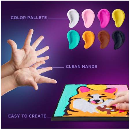 Okto - Sensory Art -Pasta per disegnare con i numeri cm 29x29 Volpe