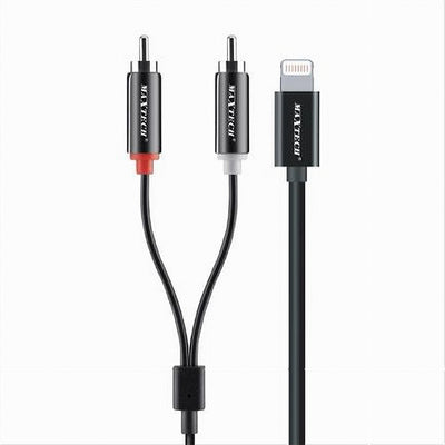 Cavo Lightning A 2xrca 150cm Adattatore Stereo Y Splitter Audio 4d Sound Rca-ip01