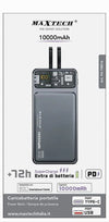 Power Bank Caricabatteria Portatile 10000 Mah Supercharge Pd Type-c Usb Pa-tm016