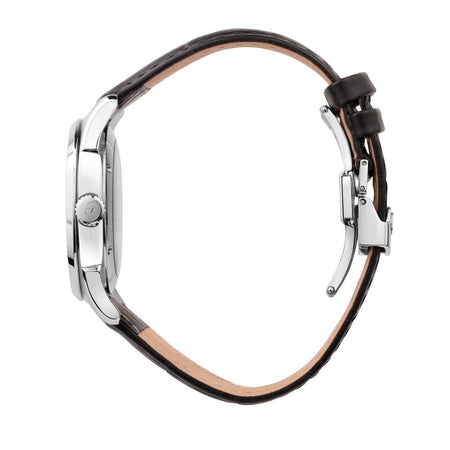 Orologio PHILIP WATCH uomo Roma Automatico pelle nera / bianco