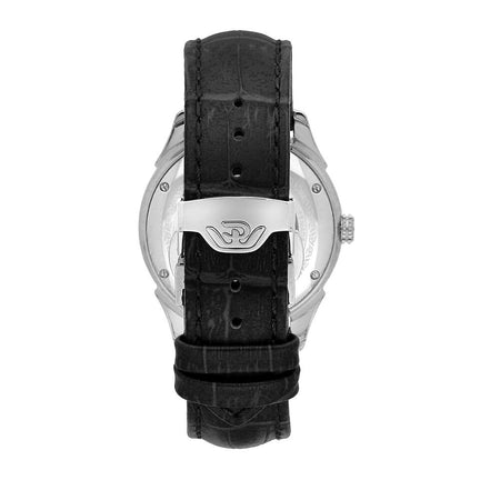 Orologio PHILIP WATCH uomo Roma Automatico pelle nera / bianco