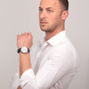 Orologio PHILIP WATCH uomo Roma Automatico pelle nera / bianco
