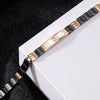 Bracciale MASERATI uomo Logo Ceramic nero / oro