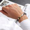 Bracciale MASERATI uomo Logo Ceramic nero / oro