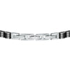 Bracciale MASERATI uomo Logo Ceramic nero / oro