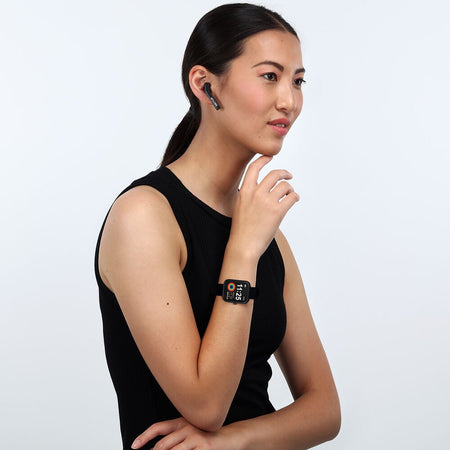 Smartwatch SECTOR S-03 gomma nero con cuffie