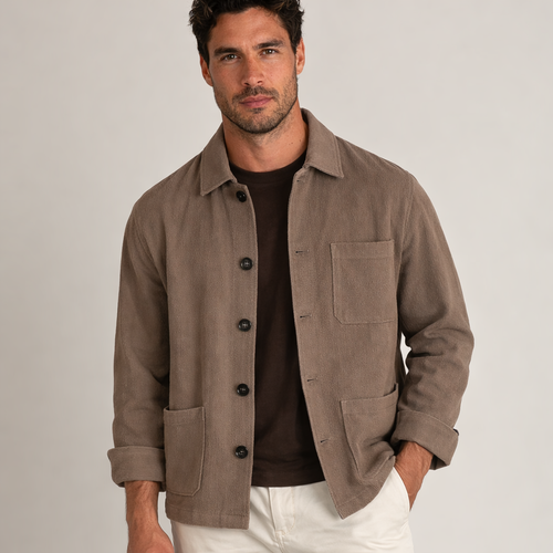 Overshirt  3 tasche seersucker