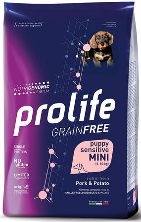 Prolife Grain Free mangime secco Cani Puppy Mini maiale e patate 2 kg
