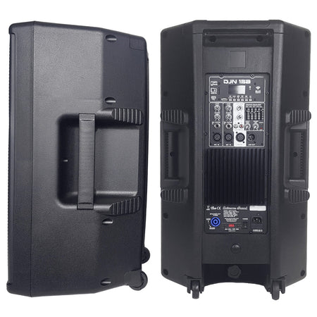 Coppia Casse Audio Acustiche 4000w Extreme Sound Woofer 15" Bluetooth Usb Djn-15