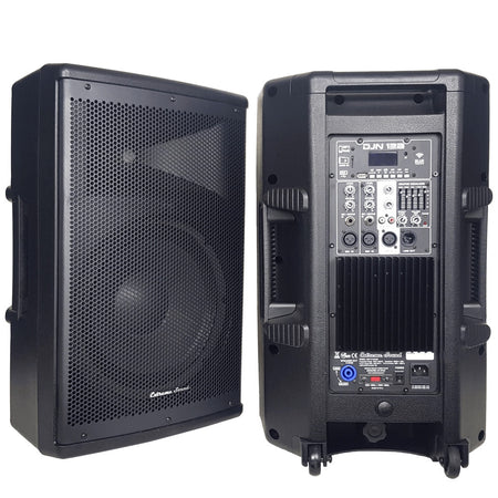 Coppia Casse Audio Acustiche 3600 W Extreme Sound Woofer 12" Bluetooth Usb Djn-12