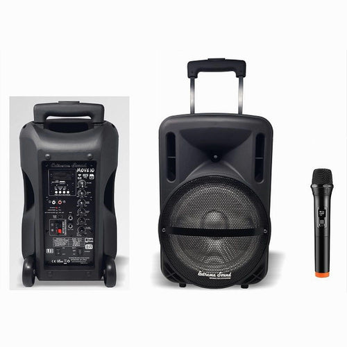 Cassa Audio A Batteria Ricaricabile Trolley Woofer 10 Usb Extreme Sound Move 10