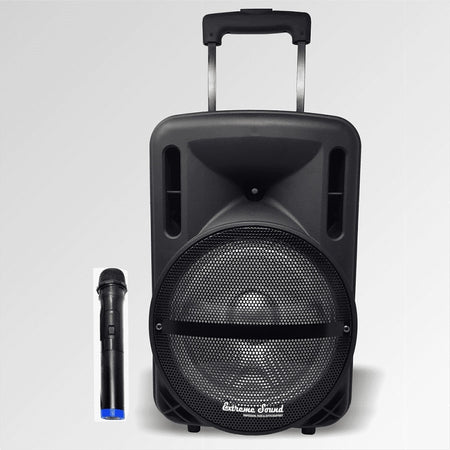 Cassa Audio A Batteria Ricaricabile Trolley Woofer 10" Usb Extreme Sound Move 10